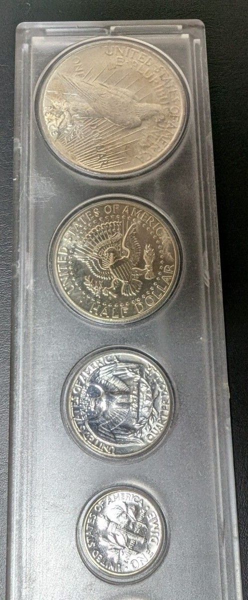 ピース ケネディクォーター ダイム銀貨 1964 アメリカ リバティコイン アメリカ ピース銀貨 ケネディ銀貨 クォーター ダイム 銀貨 1964