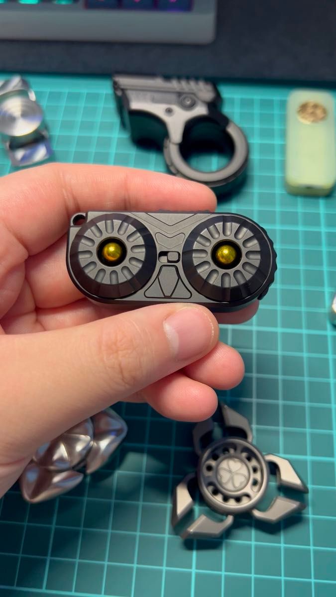 「正規品」Mot OWL EDC フィジェットトイ ハンドスピナー