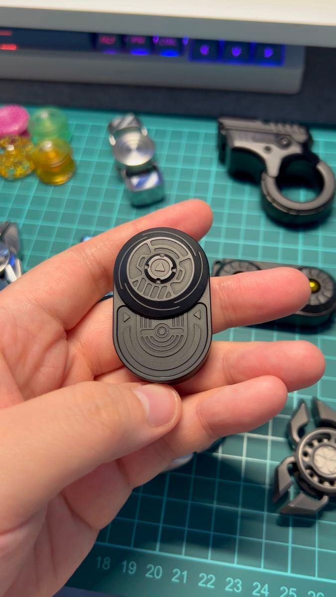 「正規品」MOT Mix フィジェットスライダー EDC ステンレス ブラック