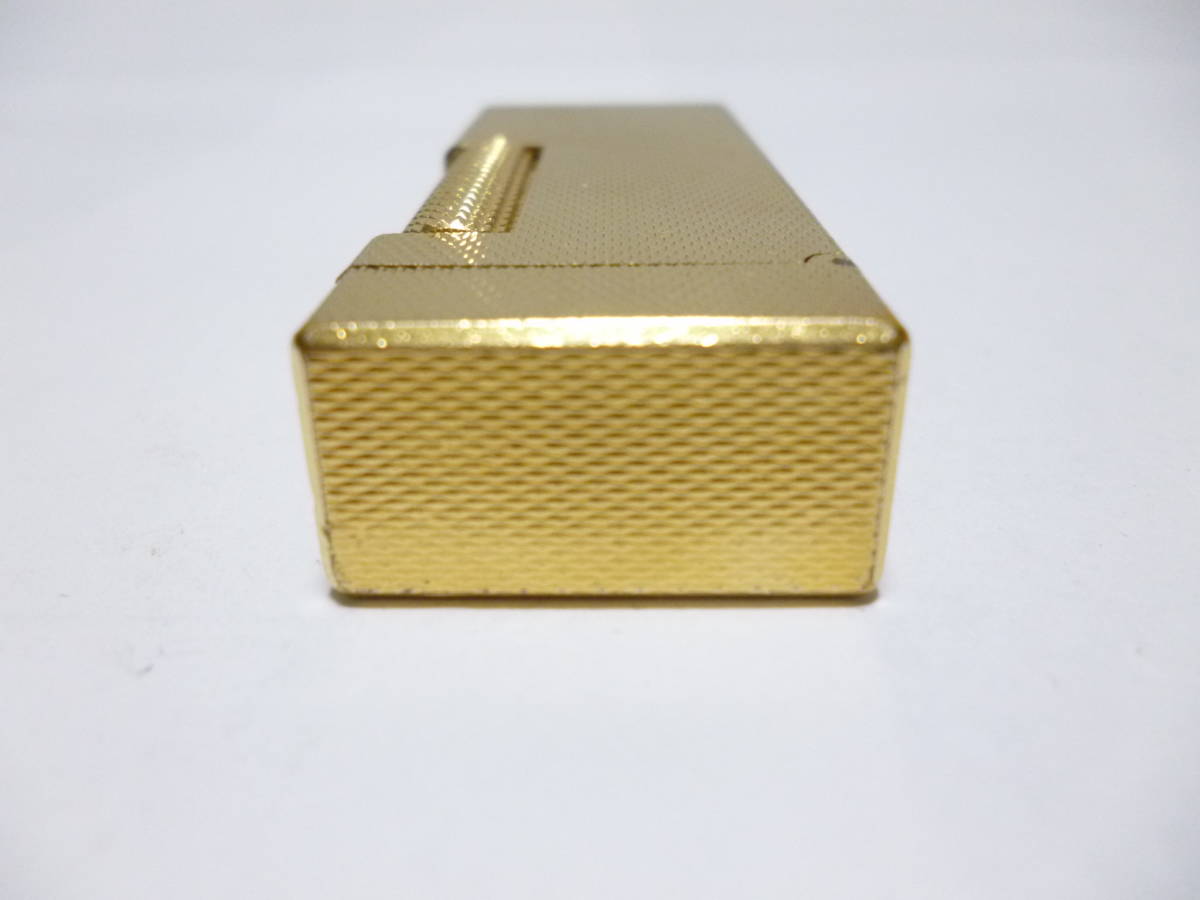 ダンヒル dunhill ライター ゴールド 着火OK 炎調整OK メンテナンス