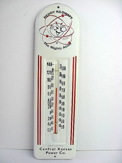 1960’s Reddy kilowatt レディキロワット ビンテージ 温度計 看板 検所ジョージ 世田谷ベース 電力会社 雷 アドバタイジング ZIPPO ジッポ_画像1