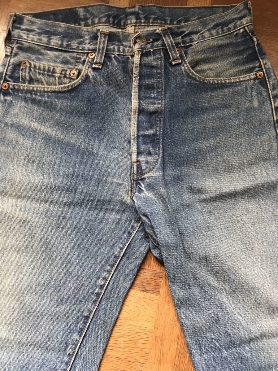 80s 赤耳★Levis リーバイス 501 デニムパンツ カットオフ ショートパンツ オリジナル ビンテージ vintage ハチマル OLD W30★_画像7