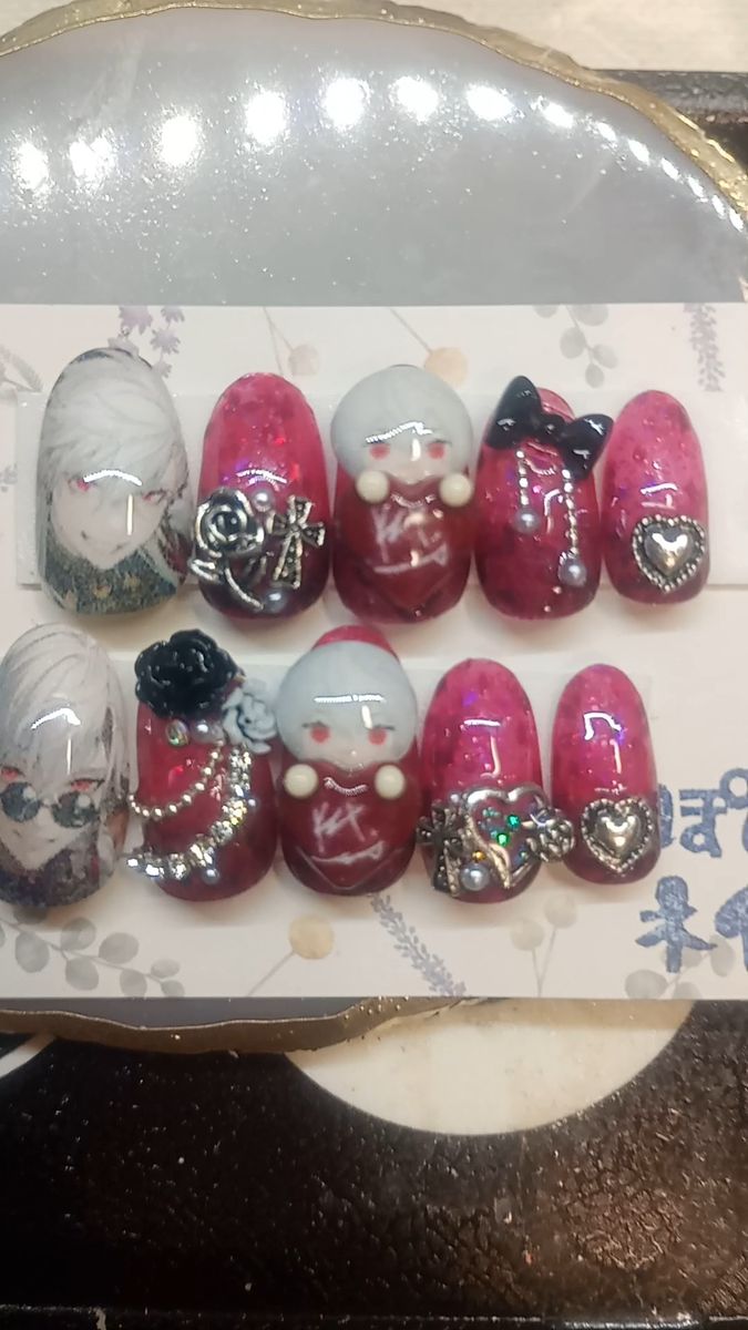 葛葉 にじさんじ 現品1点限り 即購入可能♪ぽんぴんネイル