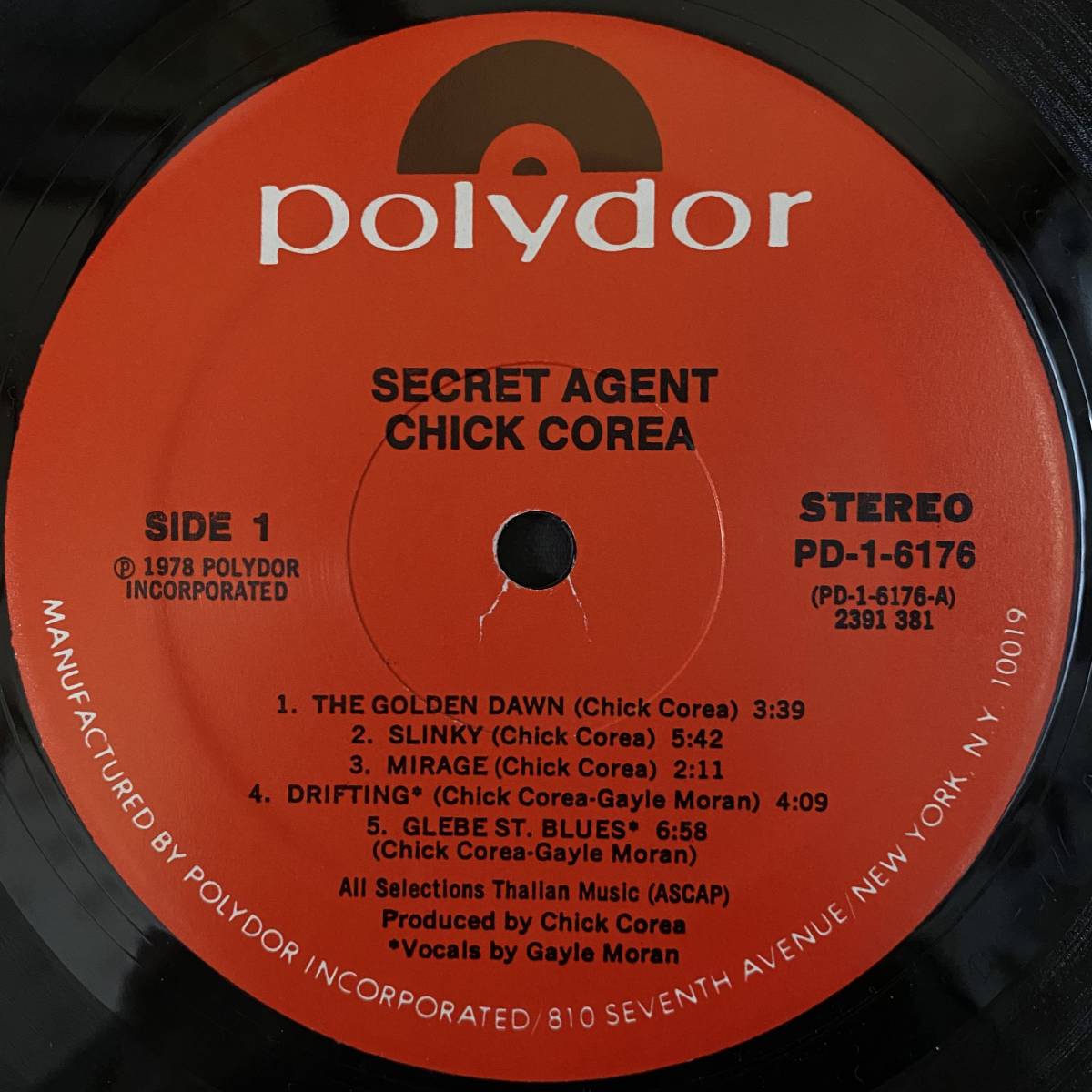 LP CHICK COREA|SECRET AGENT