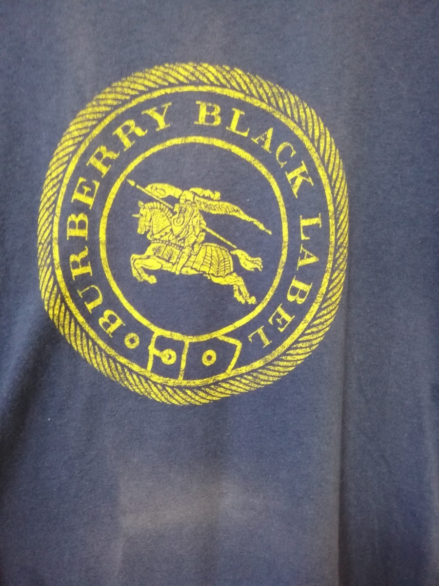 バーバリーブラックレーベルBurberryblacklabelビッグロゴＴシャツ