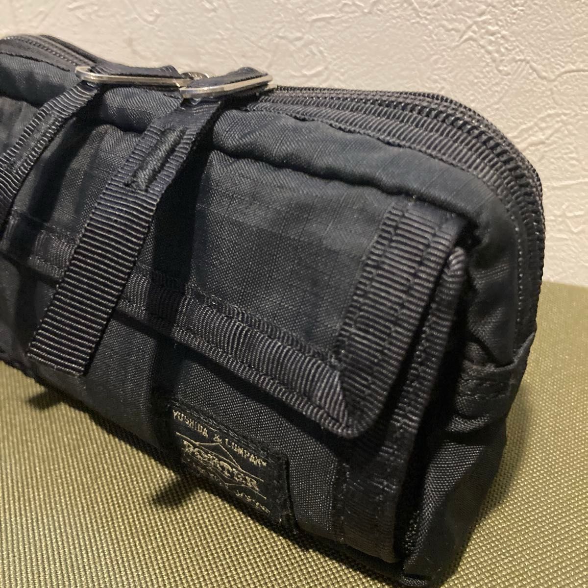 ポーターPORTER ポーチ ブラック 吉田カバン タンカー フラッシュ