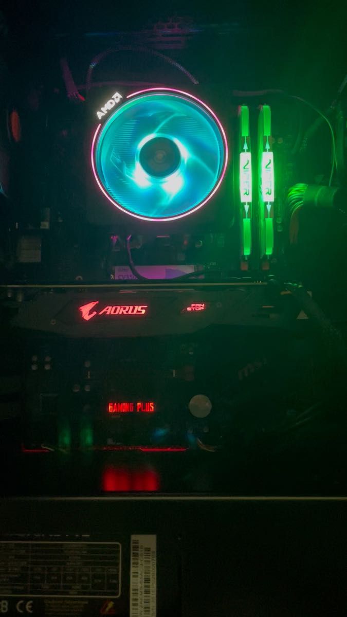 Ryzen5 3600 ゲーミングPCセット/FF14とても快適/初期設定済・Win11Pro /AORUS