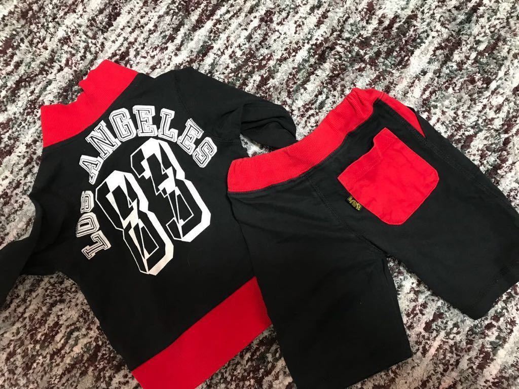 新作続 F.O.KIDS セットアップ スカル 120センチ 上下 tdh