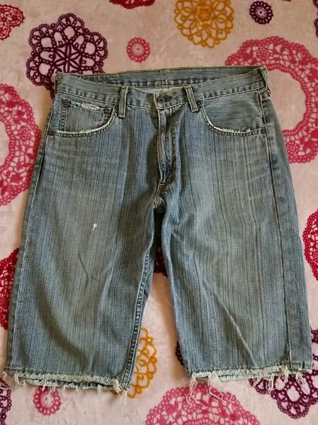 リーバイス Levis 503 ハーフデニムパンツ W32 淡色 ジーンズ