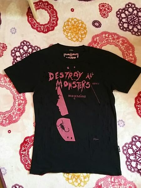 Hysteric Glamour×DESTROY ALL MONSTERS 半袖Ｔシャツ フリー 黒. タトゥーガール