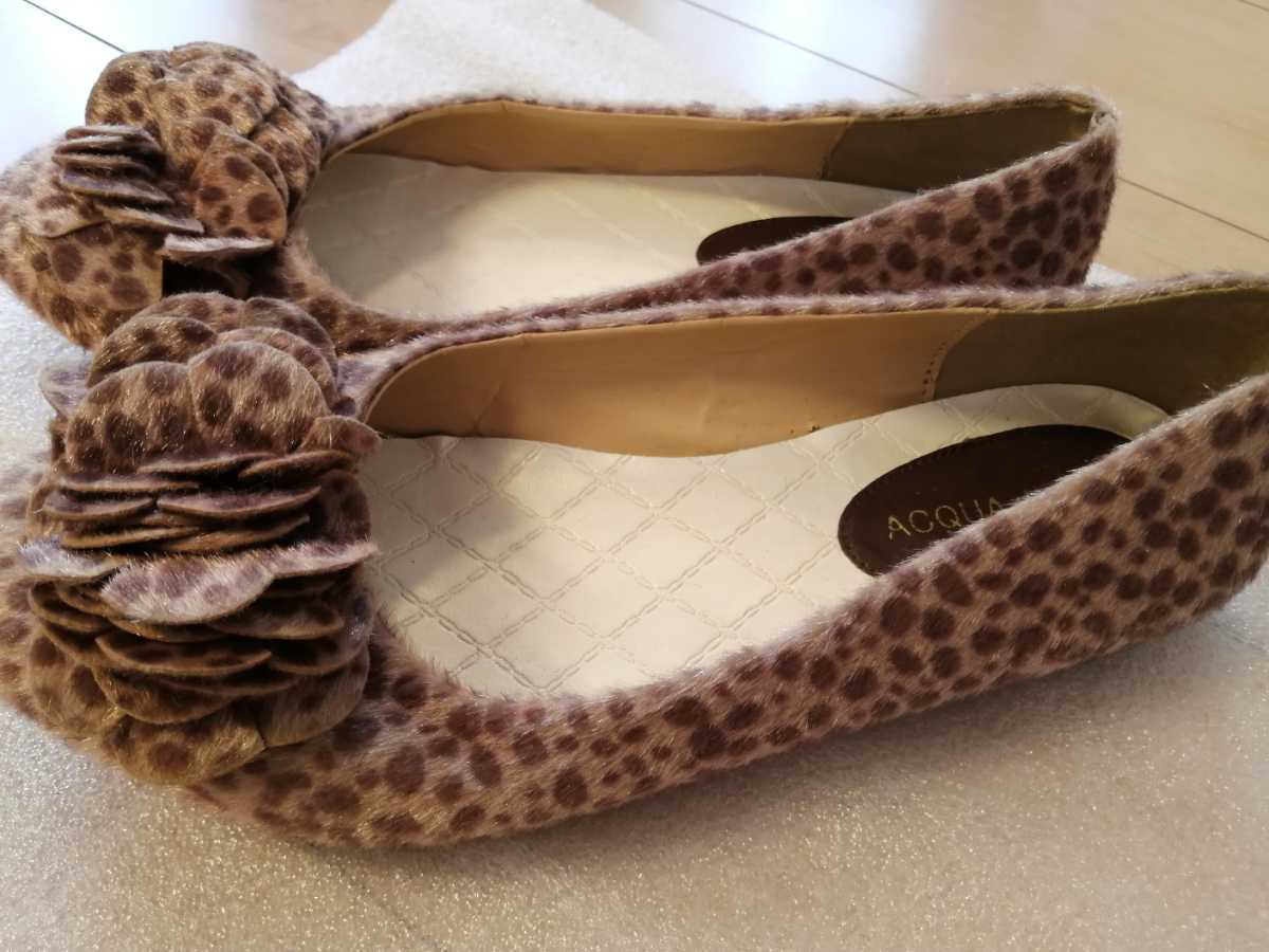  Leopard pattern shoes 25cm