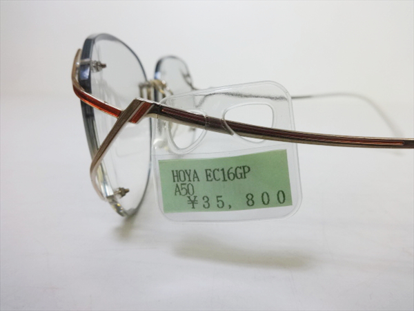 o24☆未使用 日本製 定価3.5万 ホヤ HOYA サングラス メガネフレーム 眼鏡 めがね 当時物 デッドストック レトロ ビンテージ 90's 80's☆_画像9