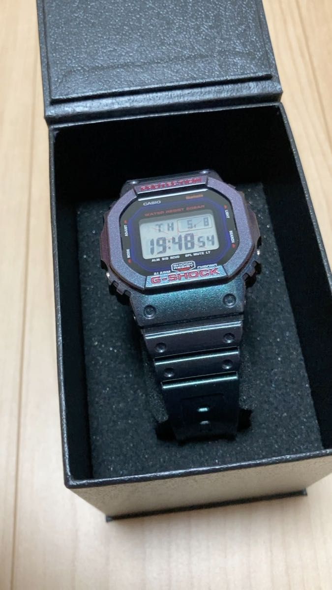 再出OK 極美品 CASIO G-SHOCK DW-B5600AH Bluetooth スマートフォンリンク カシオ 腕時計 稼働