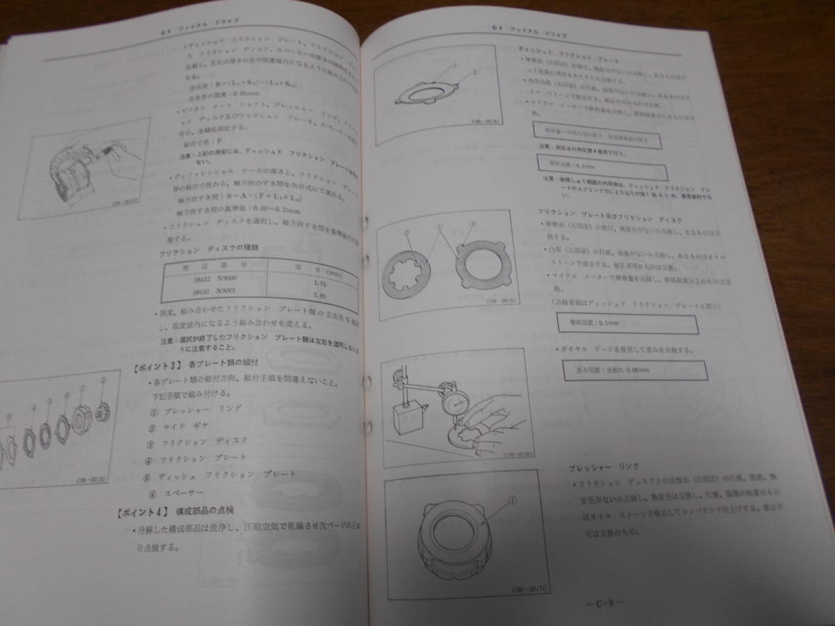 H6663 / フェアレディZ / FAIRLADY Z E-PZ31.PGZ31 整備要領書 追補版Ⅱ 1985-10_画像5