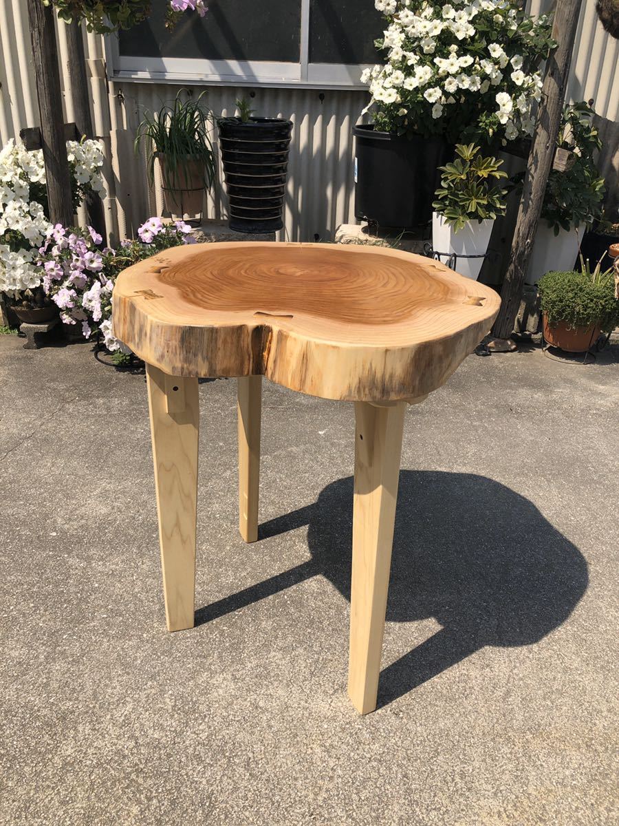  стол keyaki стол натуральное дерево производства класть шт. Mini стол обеденный стол стол ножек. высота модификация возможность No.83