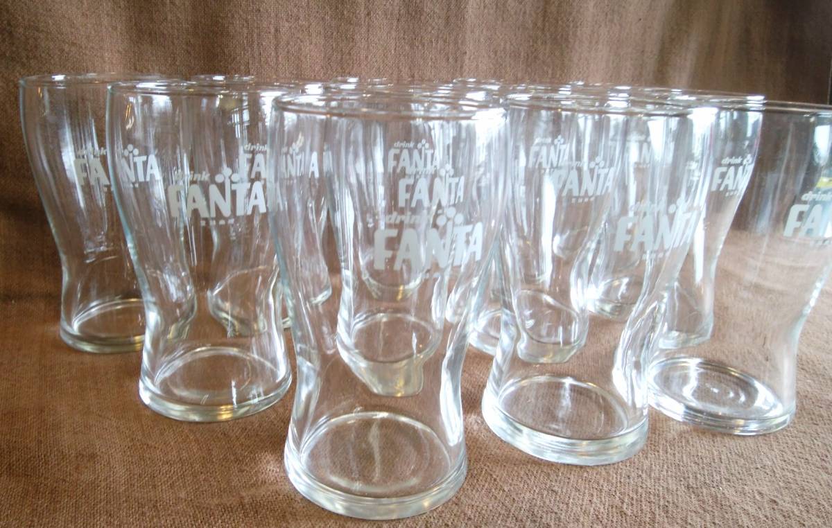  не использовался Showa Retro подлинная вещь Vintage drink FANTA вентилятор ta стакан 12 покупатель комплект совместно продажа комплектом gala лопата 12 шт 