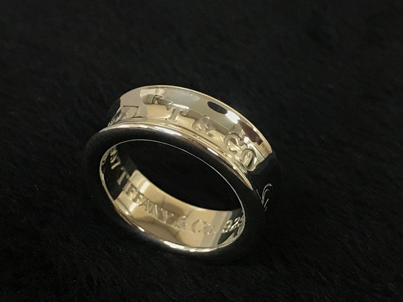 新品仕上げ TIFFANY＆CO. ティファニー 1837 リング 指輪 925 シルバー 約9号　約6.9g_画像2