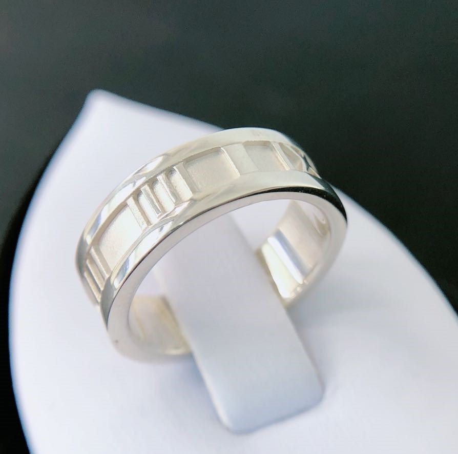 TIFFANY＆CO.ティファニー アトラス 指輪　リング　925 シルバー 約10号　約5.3ｇ