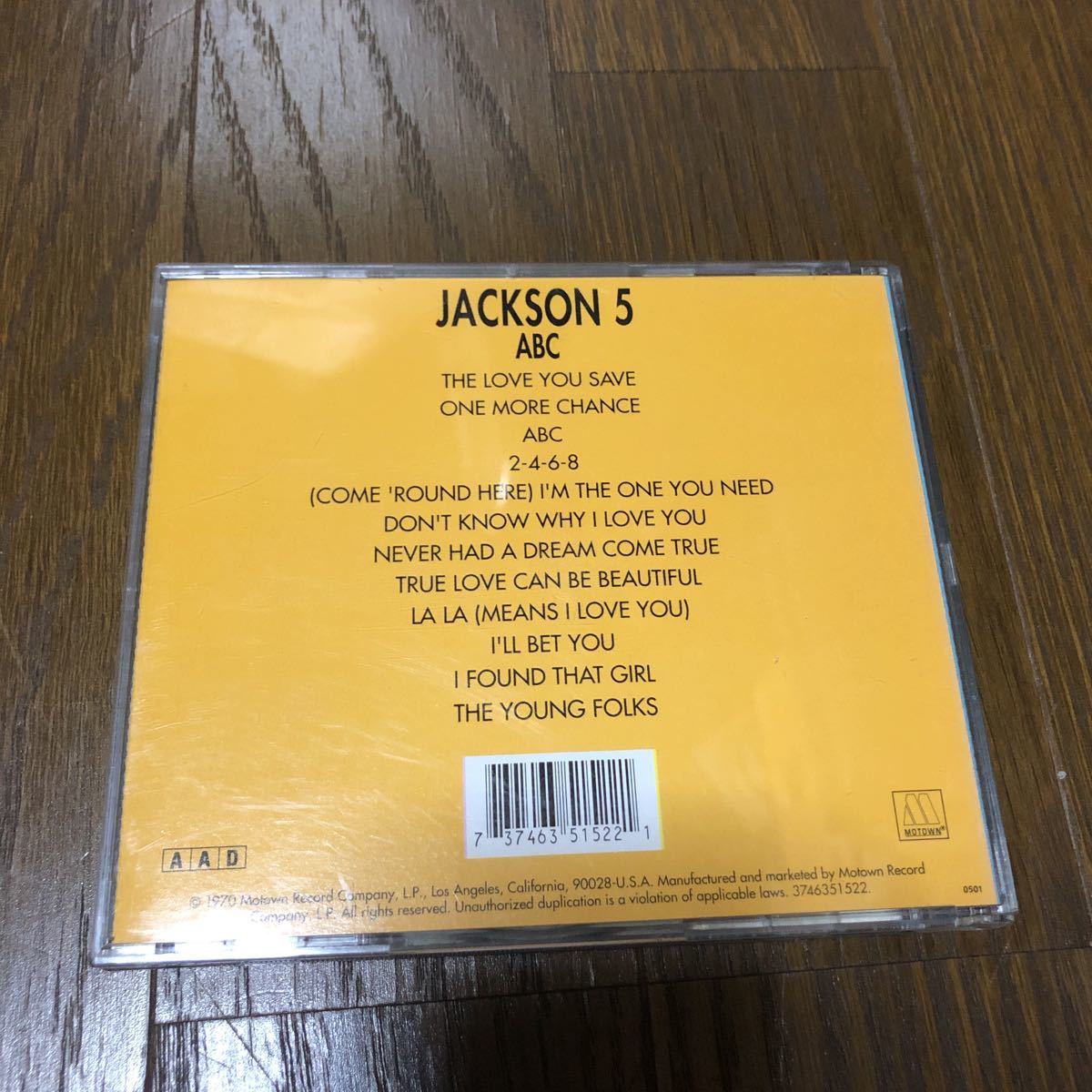 ジャクソン 5 ABC USA盤CD