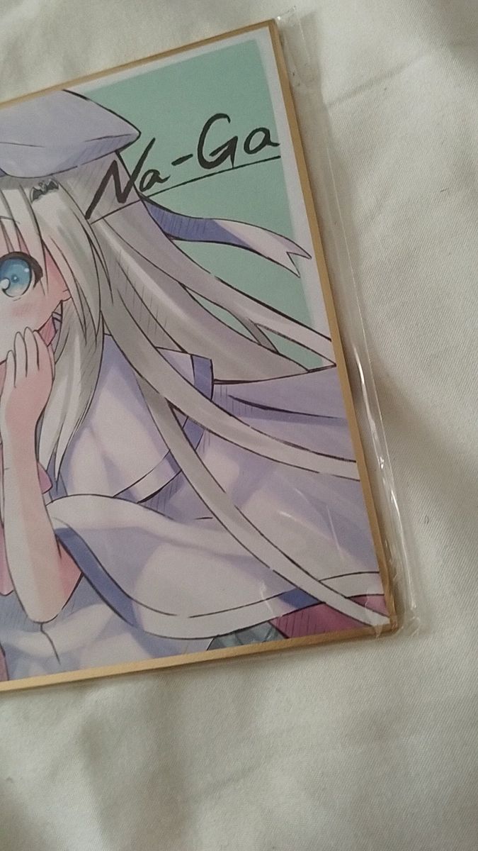 劇場版 クドわふたー 3週目 入場者特典 Na-Ga 書き下ろし ミニ 色紙