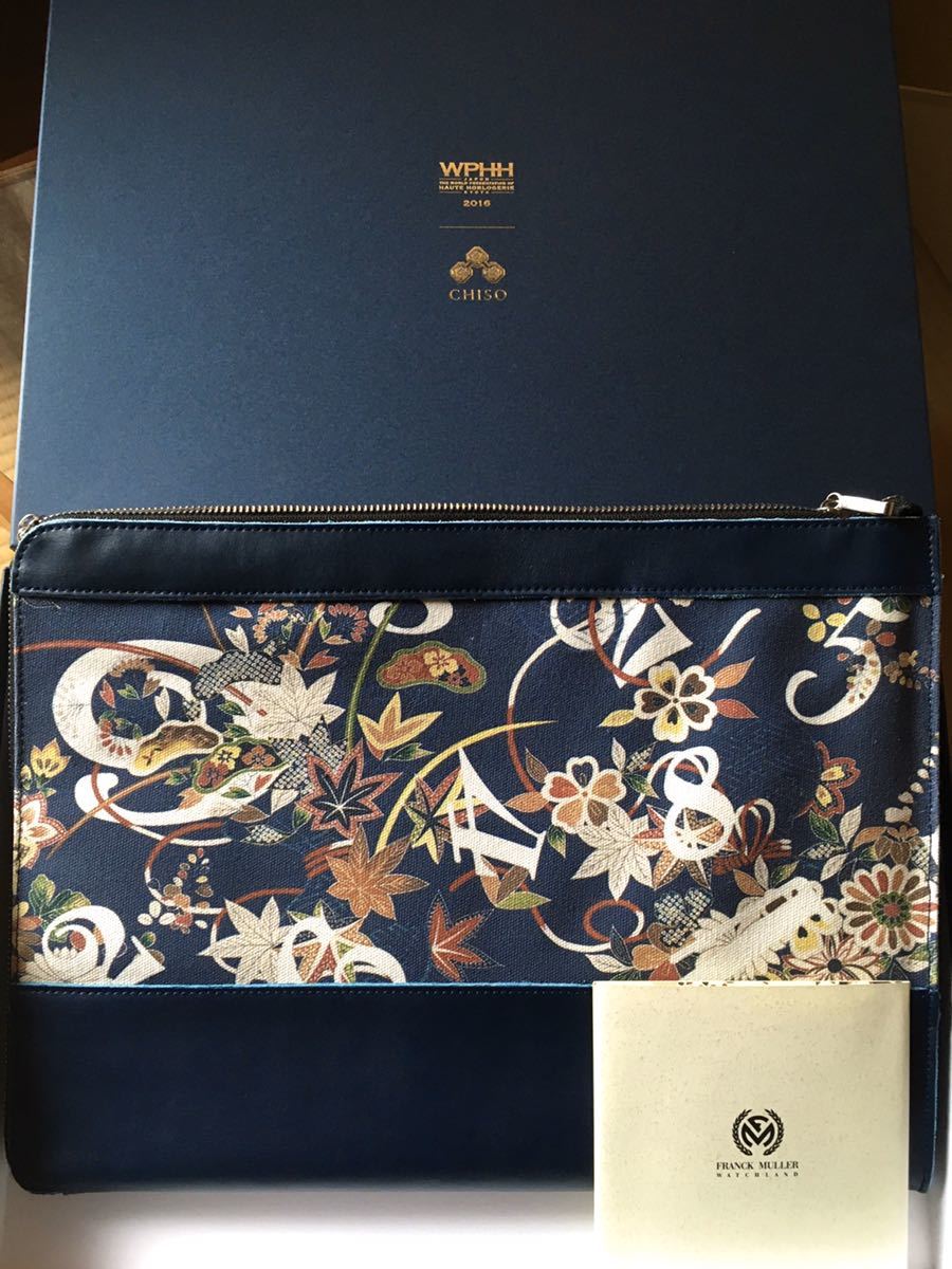[ not for sale rare thing ][*WPHH 2016 Kyoto ~ Kyouyuuzen thousand .× Frank Mueller collaboration limitation clutch bag ]( unused goods )]
