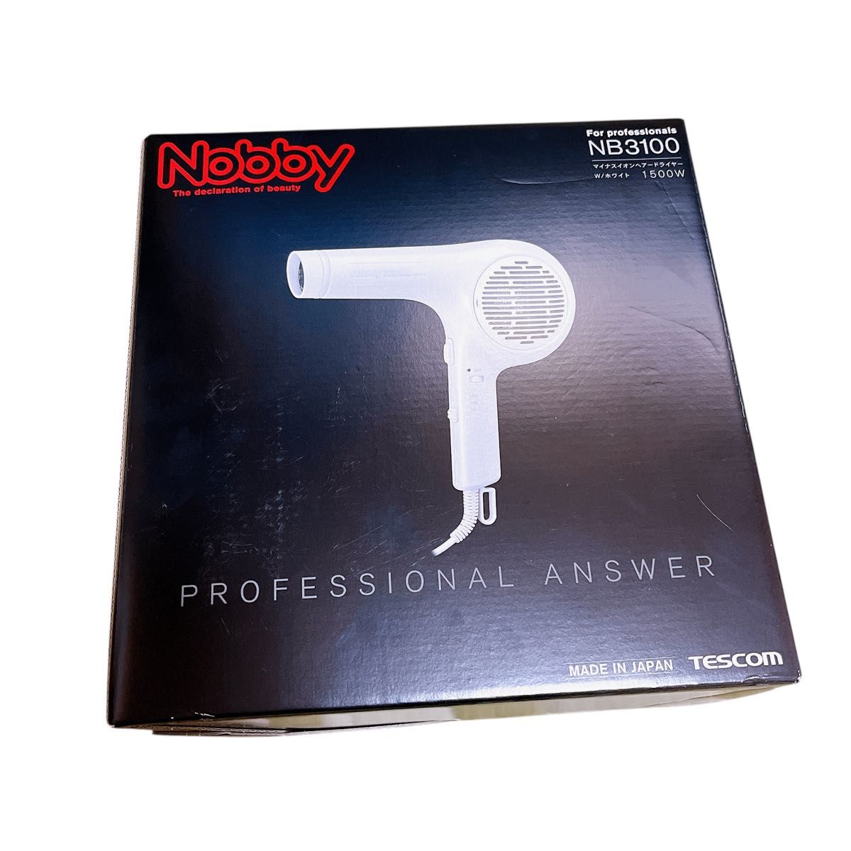Nobby ヘアドライヤー NB3100 ホワイト 未使用 Nobby ヘアドライヤー NB3100 ホワイト 未使用|Yahoo!フリマ