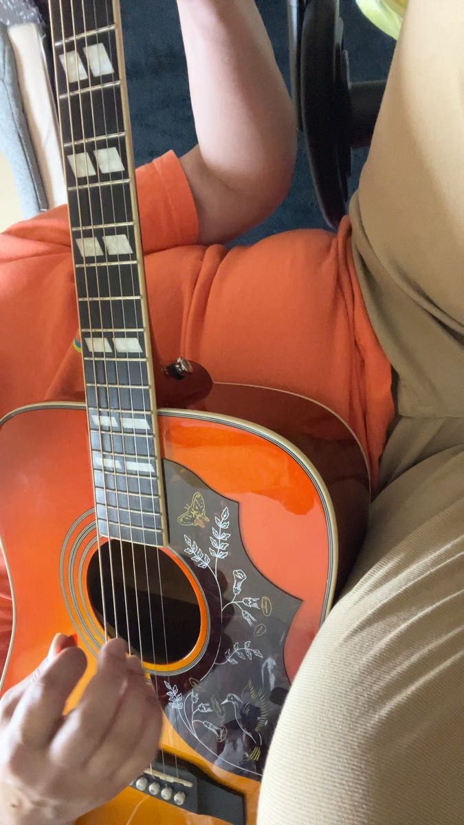 美品 エレアコ Epiphone Hummingbird Pro