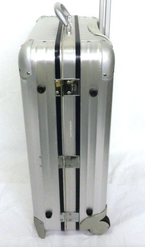 1000円スタート キャリーバッグ RIMOWA リモワ 約H64㎝×W41㎝×D22㎝ 2輪 シルバー スーツケース 旅行鞄 WHO WW4016