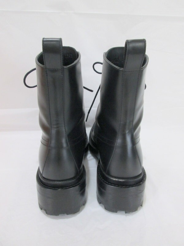 1000円スタート ブーツ HERMES エルメス ファンク WS222070Z ケリーベルト サイズ38 ブラック レザーアンクルブーツ 箱/付屬品有 △V703