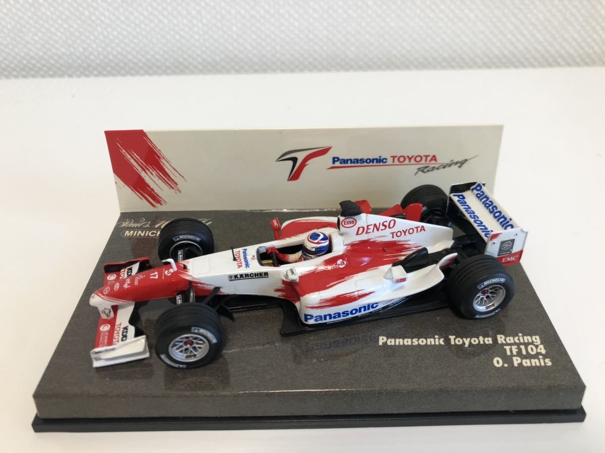 1/43 ミニチャンプス トヨタ TF104 パニス ドイツトヨタ限定_画像1