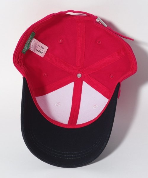 ベネトン UNITED COLORS OF BENETTON キャップ （赤白黒） Mサイズ 帽子 CAP 新品、未使用 _画像4