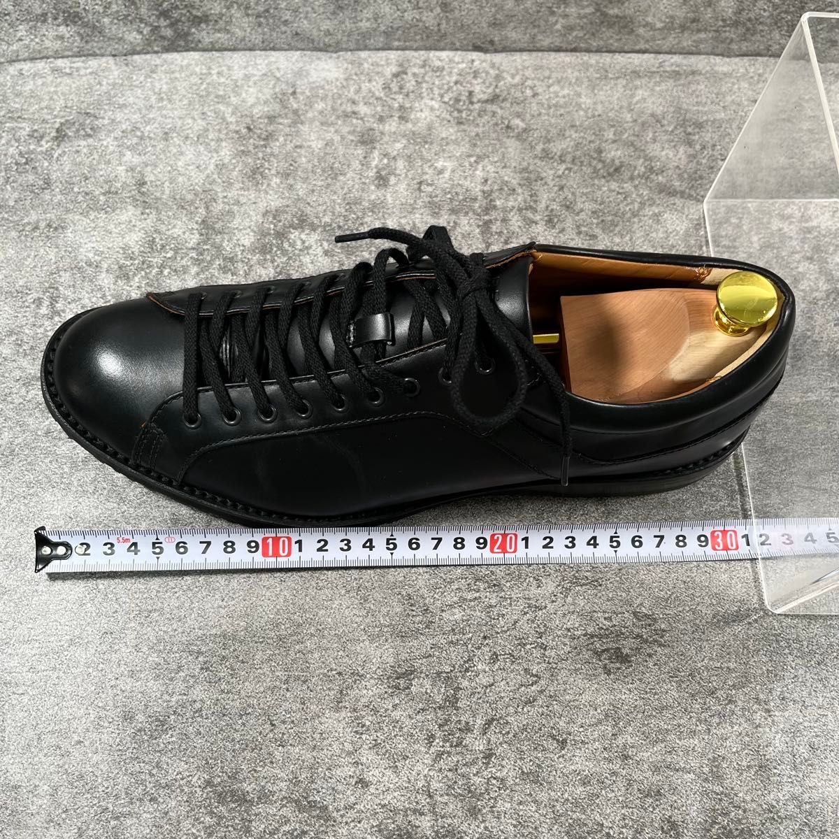 ⭐️未使用⭐️REGAL レザースニーカー 57RR 26cm ブラック ビジネス 未使用に近い REGAL リーガル レザースニーカー 57RR ブラック