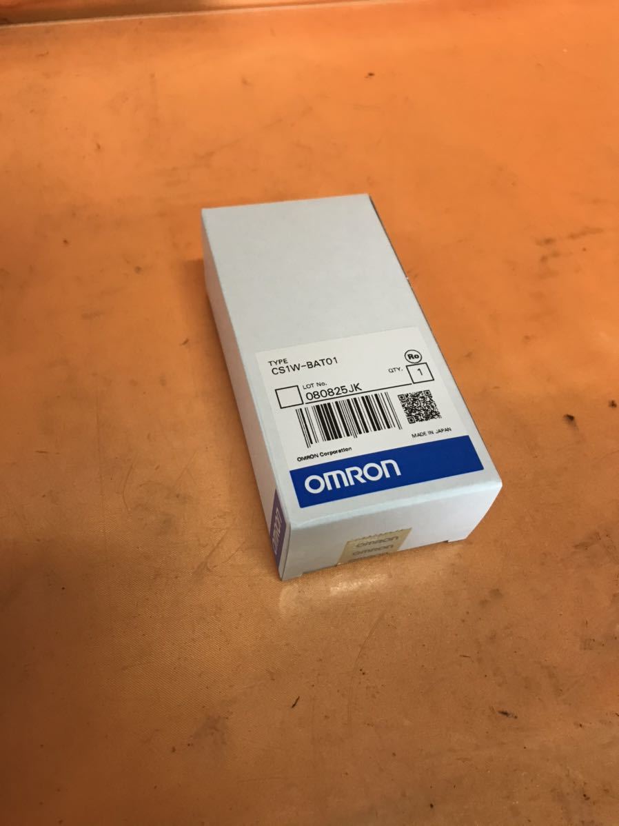未使用品 【138】オムロン CS1W-BAT01 OMRON 4個セット プログラマブルコントローラCSシリーズ バッテリセット
