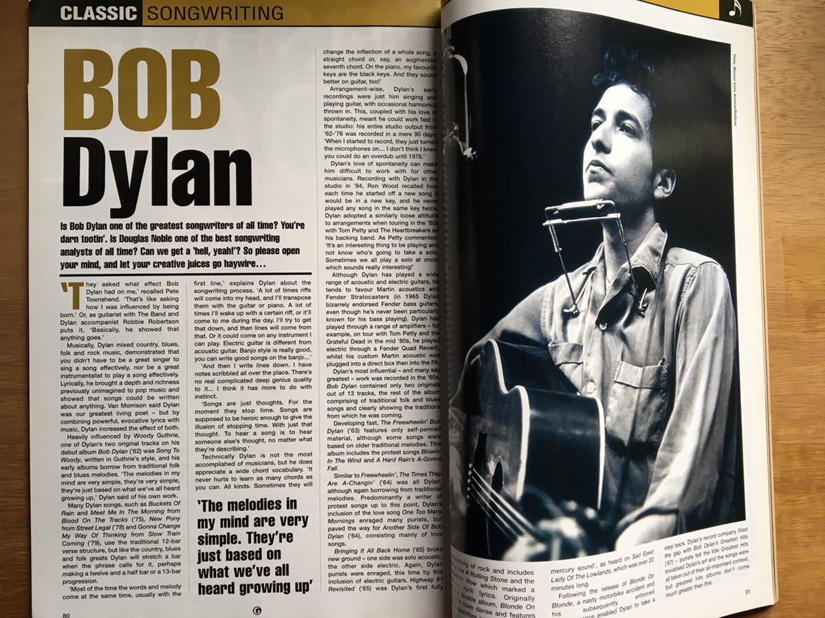 Guitar UK誌 2001年2月号 ギブソン、レス ポール、ボブ・ディラン_画像8