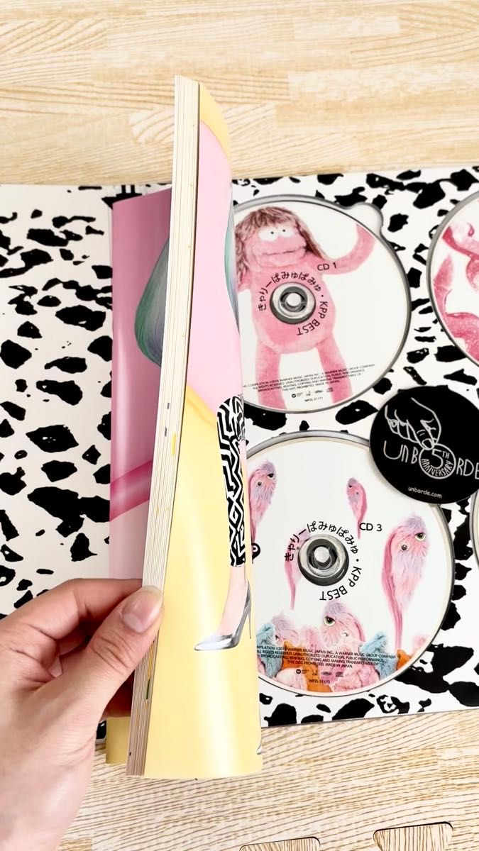 KPP BEST 初回限定盤 きゃりーぱみゅぱみゅ超限定リアルお顔パッケージ CD DVD ステッカー 付属