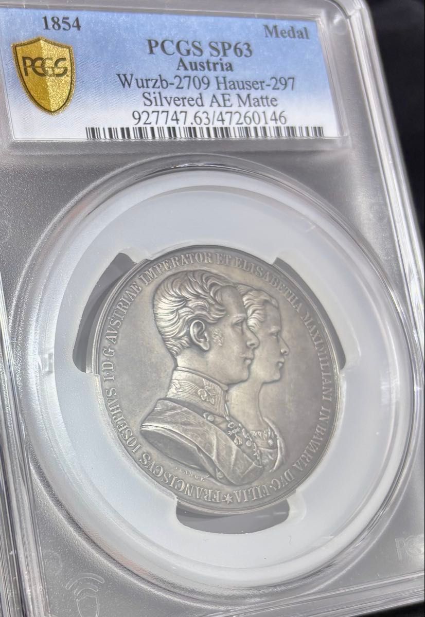 【世界に1枚】フランス・パリ万国博覧会 特別記念鋳造メダル PCGS SP63 世界に1枚】フランス・パリ万国博覧会 特別記念鋳造メダル PCGS SP63