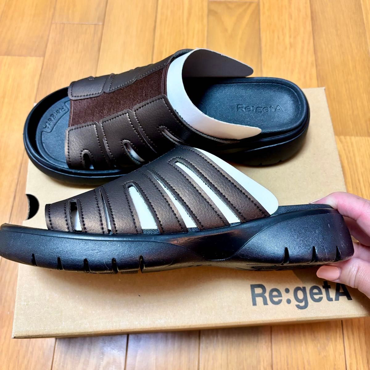 Re:getA 軽量ゴアサンダル R-0165 M