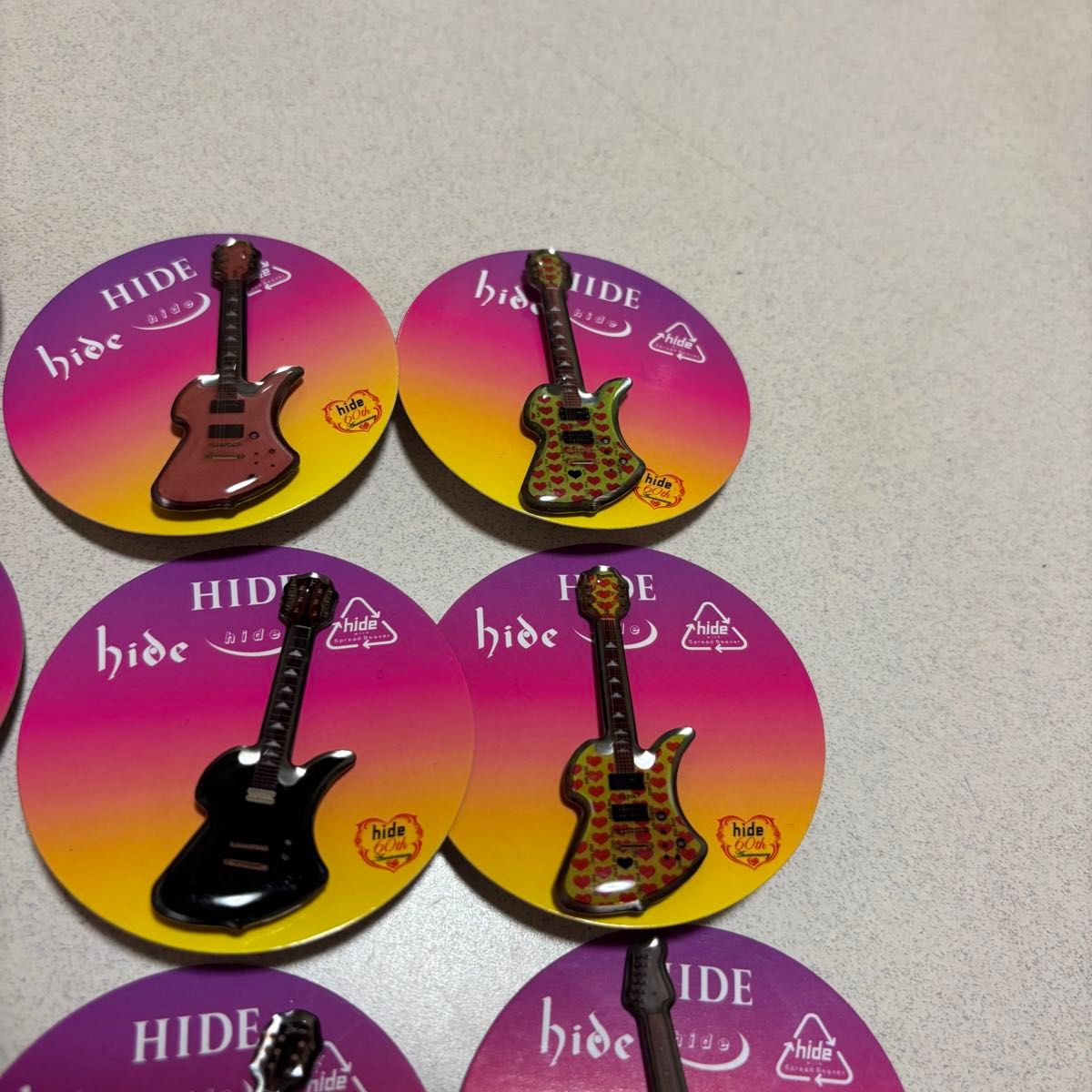 hide ピンズカプセル vol.2 全10種 コンプ ギター ピンバッジ hide ピンズカプセル vol 2 全10種 コンプ ギター ピンバッジ