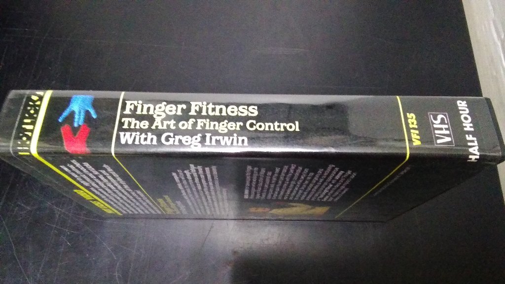 美品 VHS Greg Irwin グレッグ・アーウィン Finger Fitness The Art of Finger Control With Greg Irwin 総尺30分_画像3