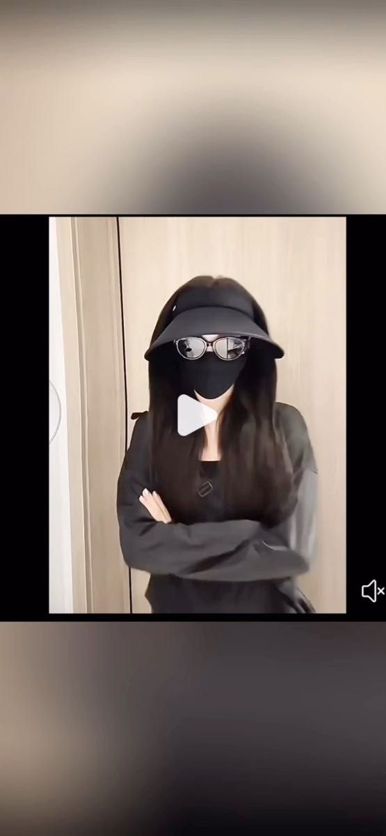 サンバイザー レディース 白UVカット帽子