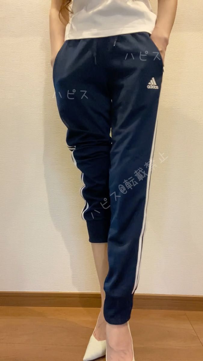 adidas アディダス ジャージトラックパンツ・スリーストライプス ネイビー 新品Sサイズ