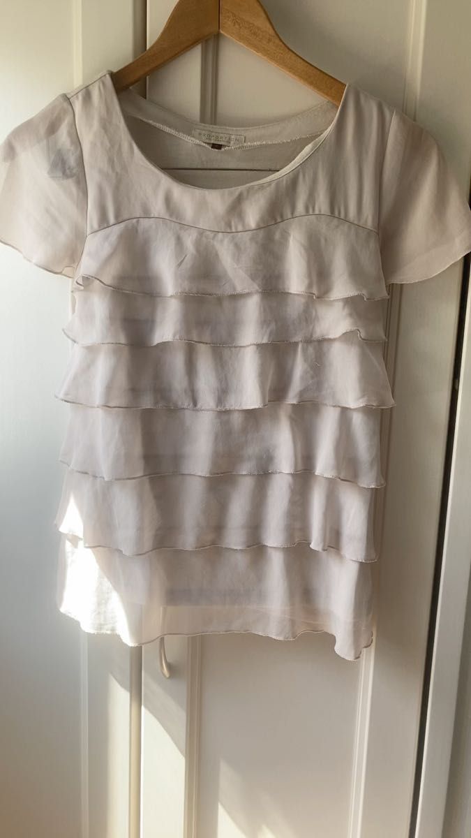 Proportion body dressing フリル半袖