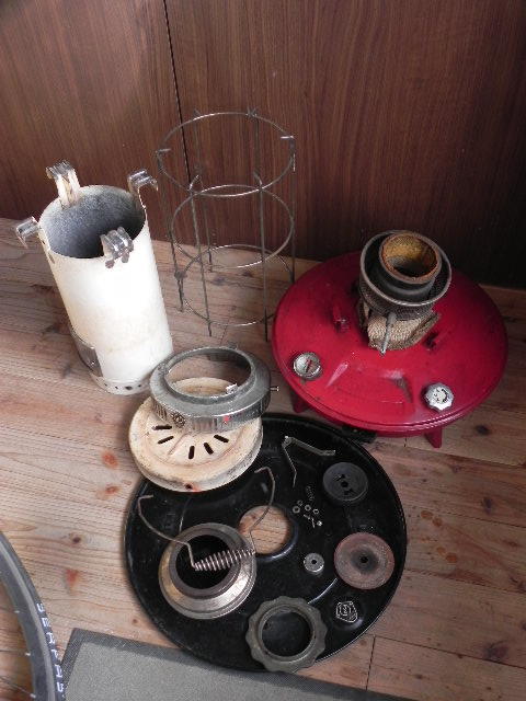 < Showa Retro 1963 year ~ active service National OS-237C kerosine stove USED parts set GW special price >