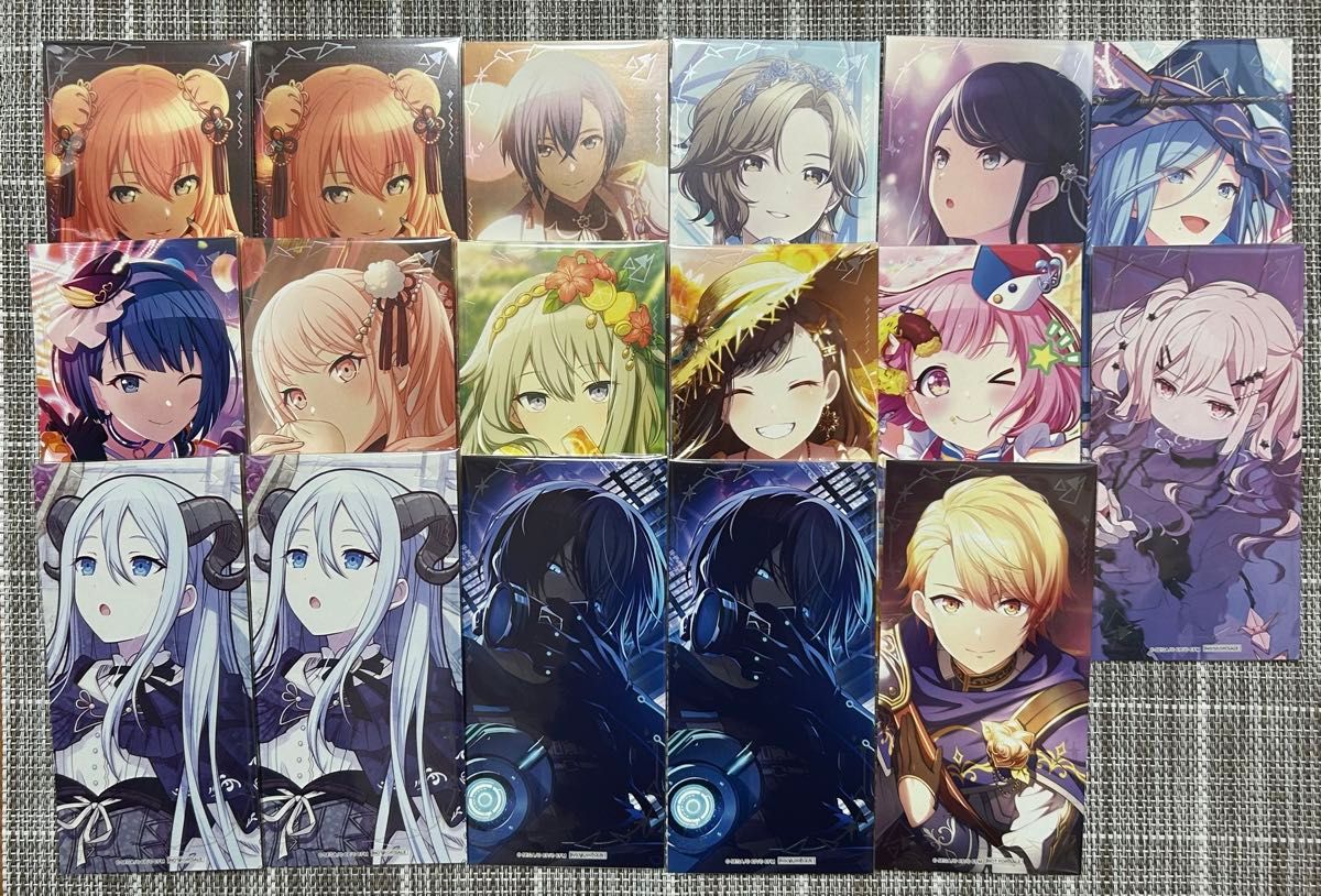 プロセカ アニメイト 4.5周年記念フェア特典 箔押しイラストカード全26種 プロセカ アニメイト 特典 4 5周年記念フェア 箔押しイラスト