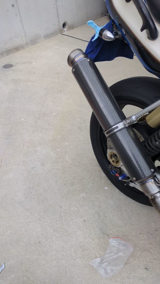 汎用チタンカーボンサイレンサー 差し込み60.5π z900 XJR CB1300 ZRX ZEPHYR GPZ