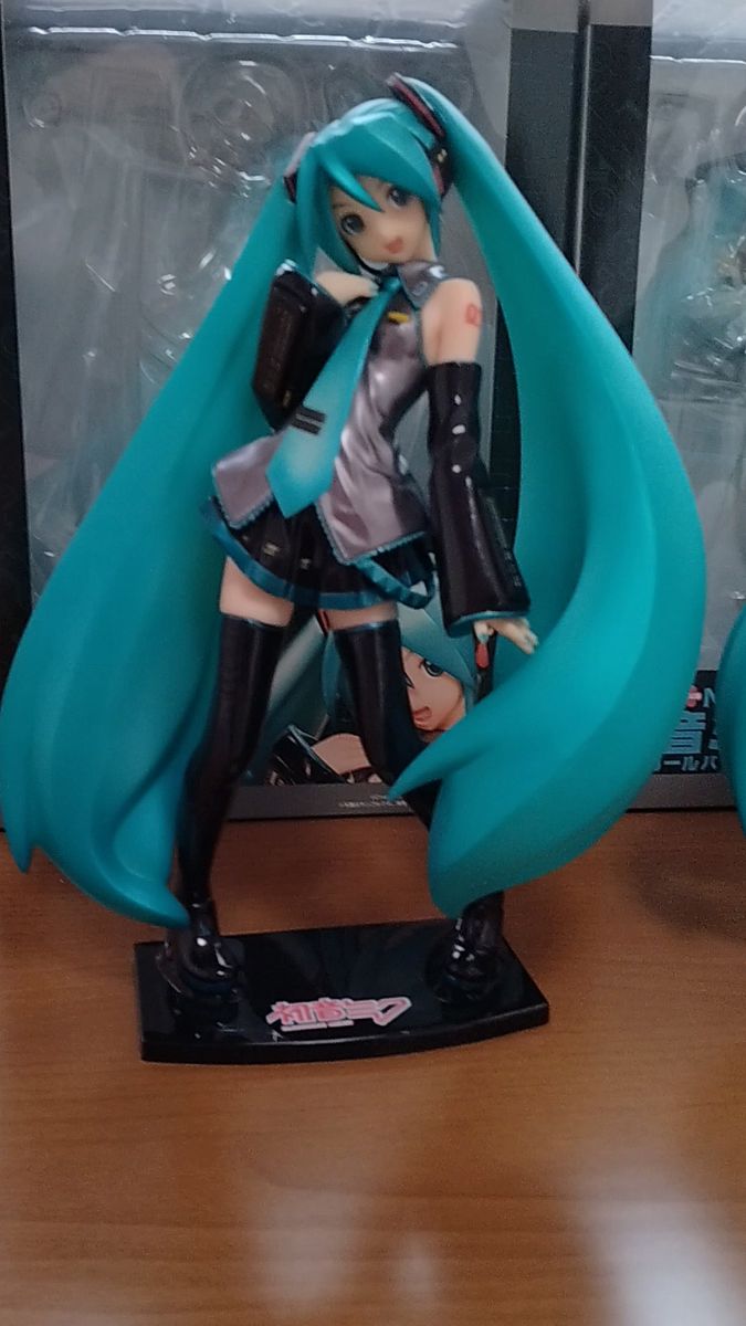 ボークス PVC 初音ミク アンコールパッケージ 【モエコレPLUS】 1/6scale モエコレプラス ジャンク品 ベタつき有り