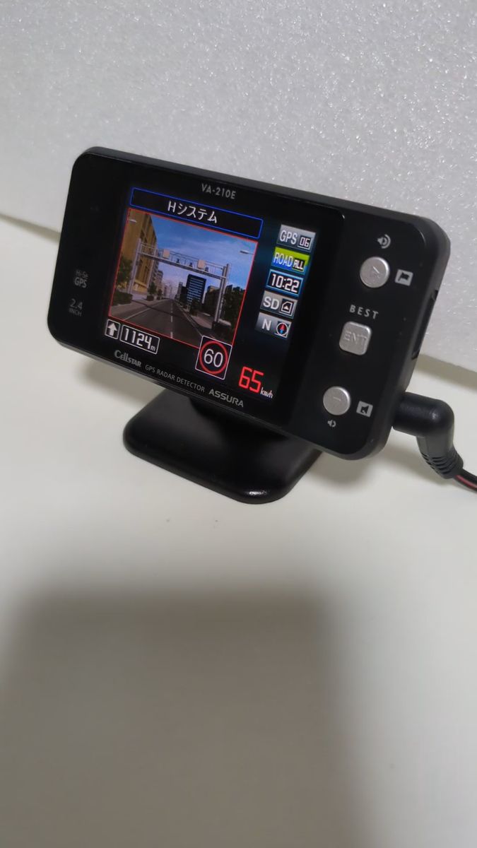 セルスター GPSレーダー探知機 VA-210E 動作確認済み ASSURA データ最新 マイクロSD付き 即使用可能
