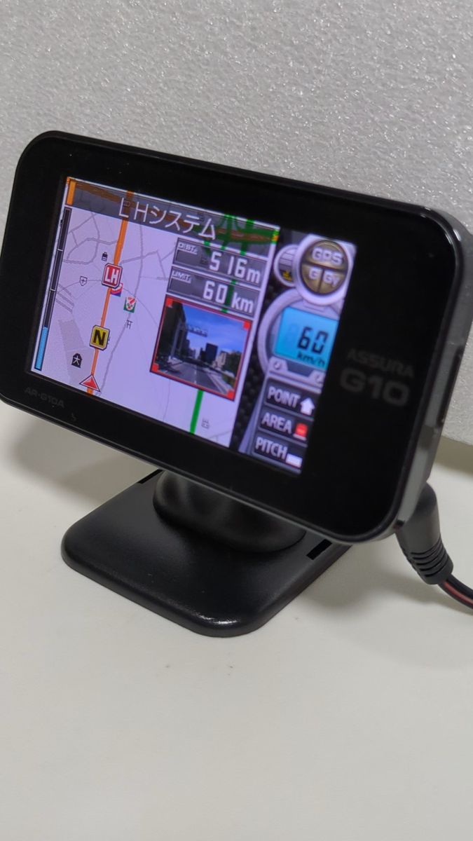 セルスター GPSレーダー探知機 AR-G10A アシュラ 地図表示 動作確認済み データ最新 フルセット 即使用可能