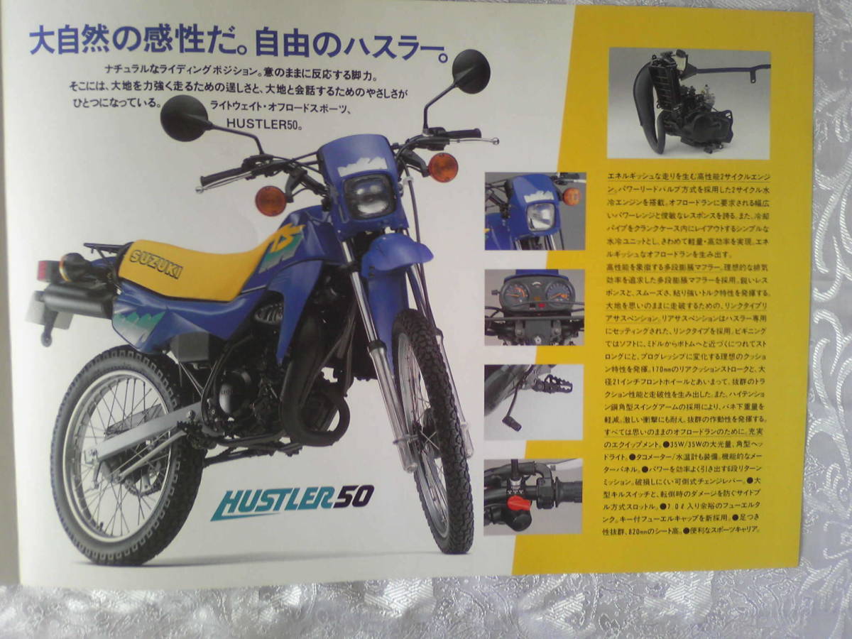 美品　貴重　RG５０Γ・WOLF５０・HUSTLER５０　NA１１A/SA11A カタログ　１９９５年４月　当時物　ガンマ　ウルフ　ハスラー_画像5