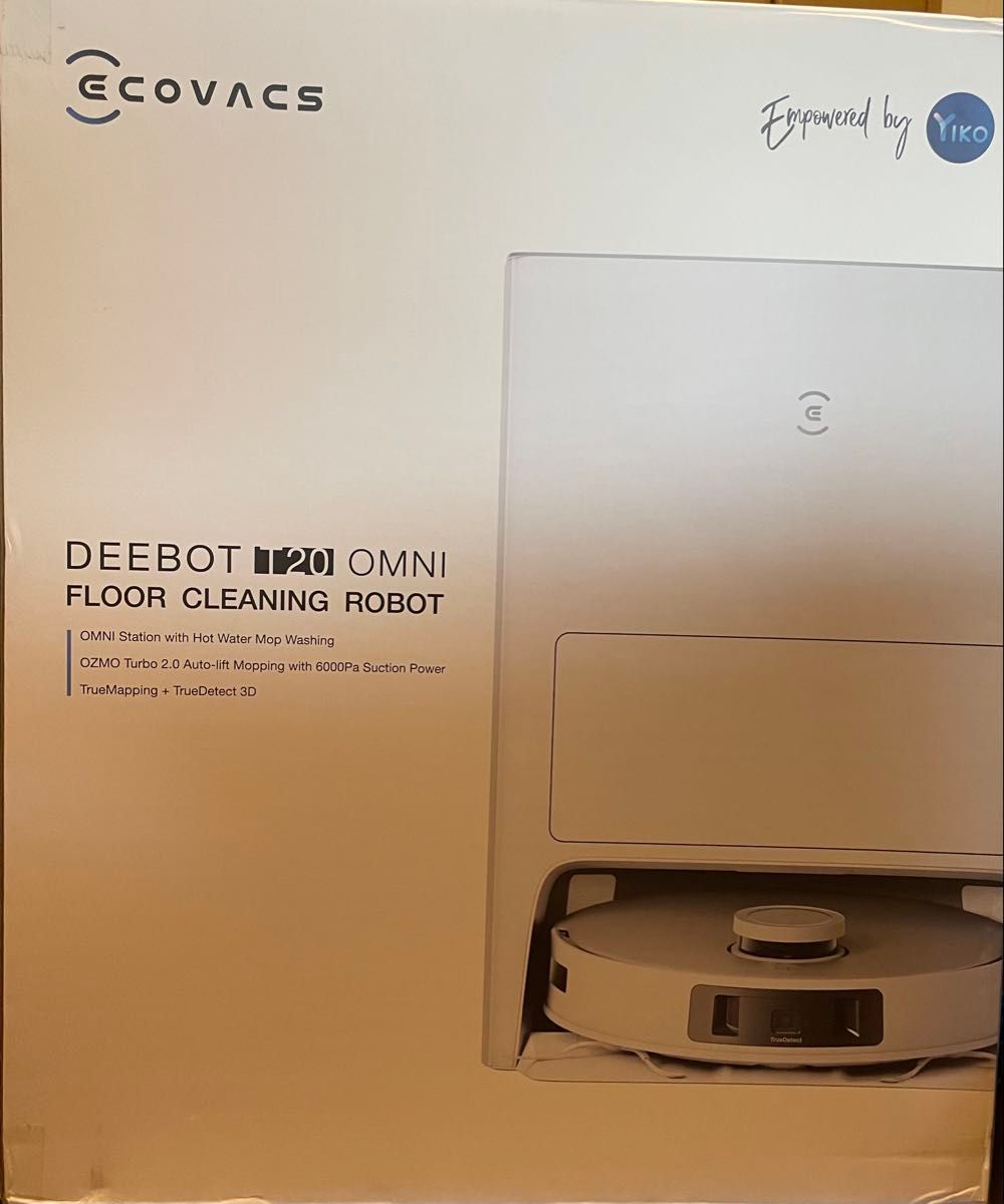新品 未開封 エコバックス DEEBOT T20 OMNI DLX23(ホワイト 新品 未開封 エコバックス DEEBOT T20 OMNI DLX23(ホワイト